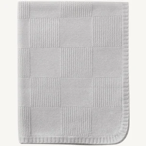 Couverture tricotée bébé