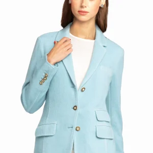 WOMEN'S 100% CASHMERE OVERDYED UNCONSTRUCTED BLAZER. D-25525/42ML