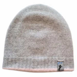 100% CASHMERE 6-PLY REVERSIBLE BEANIE. D-24075/200