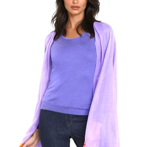 80% CASHMERE 20% SILK SOLID LIGHTWEIGHT STOLE. 41012/17-3