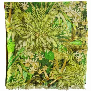 80% CASHMERE 20% SILK PRINTED LIGHTWEIGHT STOLE. 41012/17-3 ST551