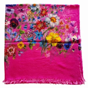 80% CASHMERE 20% SILK PRINTED LIGHTWEIGHT STOLE. 41012/17-3 ST546