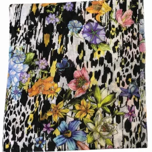 80% CASHMERE 20% SILK PRINTED LIGHTWEIGHT STOLE. 41012/17-3 ST488