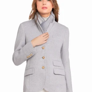 100% CASHMERE WOMAN BLAZER. D-26003/42ML