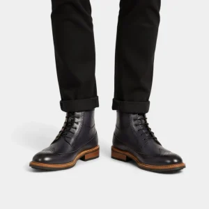 Riche | Bottes Chelsea montantes homme en cuir PU