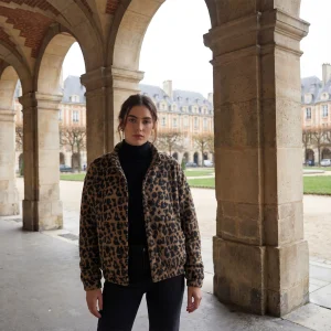 Riche | Veste femme à imprimé léopard