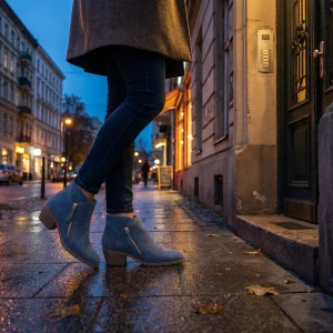 Riche | Bottines femme en cuir à talon moyen