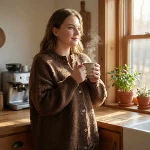 Riche | Cardigan femme en laine tricotée