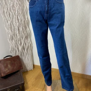 Jeans bleu denim extensible coupe droite Gmg Clothing