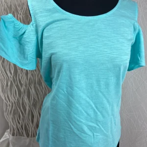 Top coton bleu clair épaules dénudées La Fiancée du Mékong