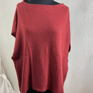 Cape sans manches rouge grenade Pako Litto - Taille Unique