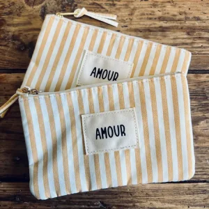 Pochette amour - jaune