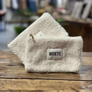 Pochette "Bichette" • Sherpa écru ☁️