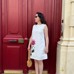 Robe Carlyne, popeline de coton de luxe, made in France